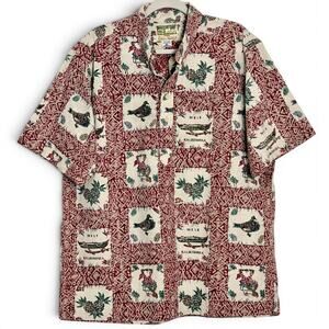 Reyn Spooner Mele Kalikimaka Pullover Aloha Shirt XL Vintage 97 Christmas Hawaii